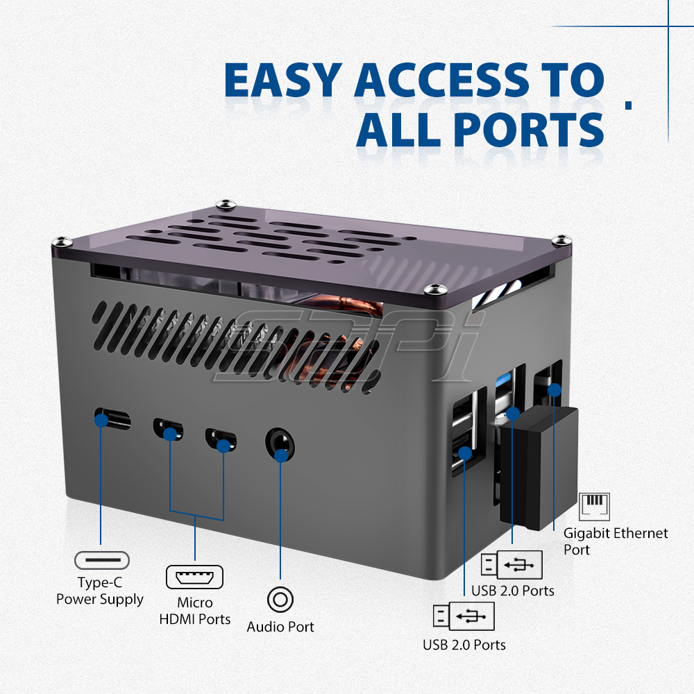 52Pi Raspberry Pi 4 Caso Tijol - Argon One V3 M.2 Nvme Case avaliação e preço