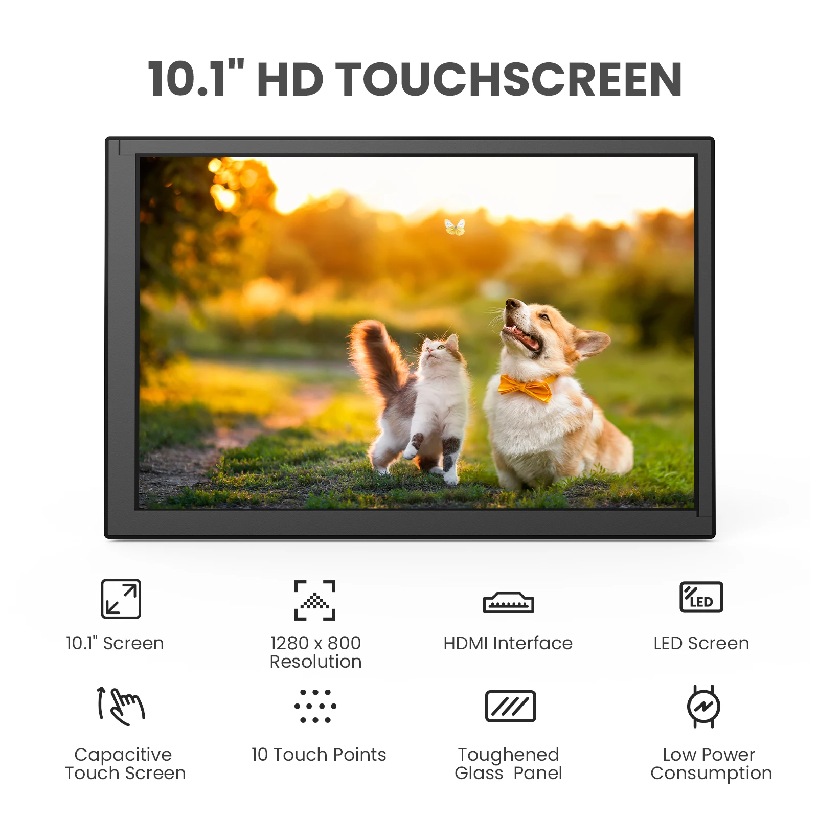 Hdr 1280x800 ips tela de toque - Raspberry Pi 10.1 Inch Capacitive Touch Screen Ips avaliação e preço